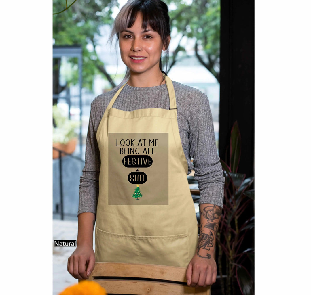 Navidad sarcástica DTF | Mírame estando tan festivo y todo eso