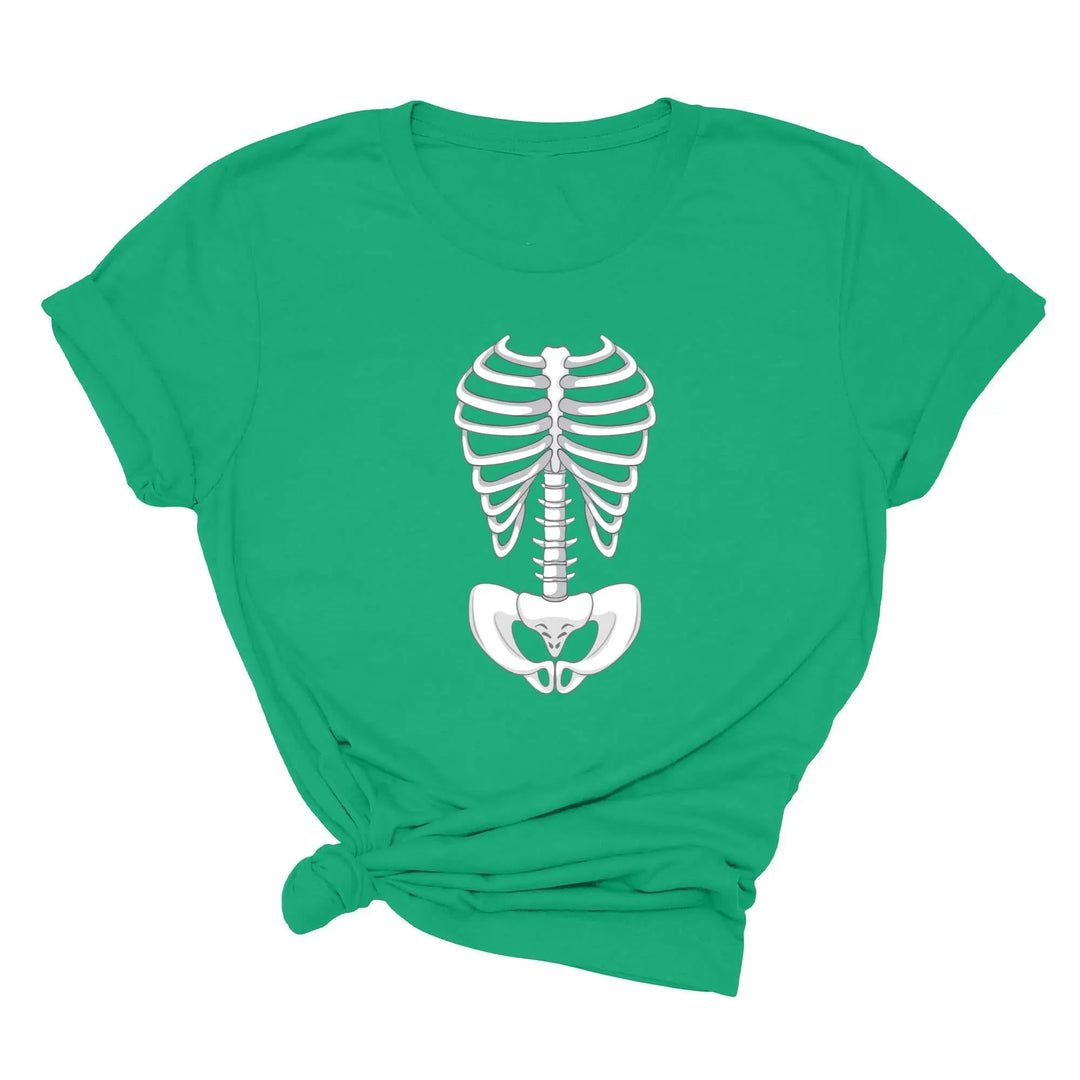 Skeleton Bones Rib Cage Shirt – Halloween Costume & Party Tee Shirtprintingcenter
