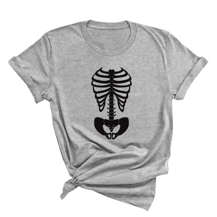 Skeleton Bones Rib Cage Shirt – Halloween Costume & Party Tee Shirtprintingcenter