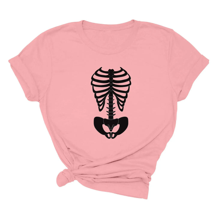 Skeleton Bones Rib Cage Shirt – Halloween Costume & Party Tee Shirtprintingcenter