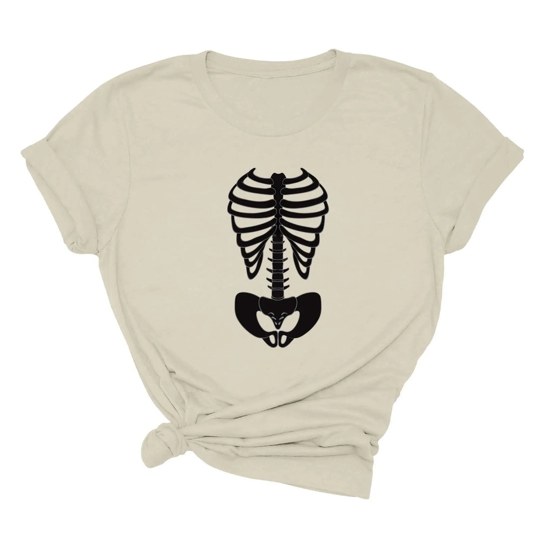 Skeleton Bones Rib Cage Shirt – Halloween Costume & Party Tee Shirtprintingcenter