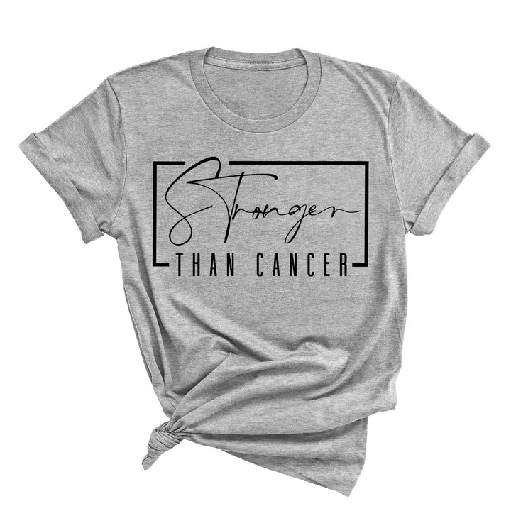 Stronger Than Cancer T-Shirt - Survivor & Awareness Tee