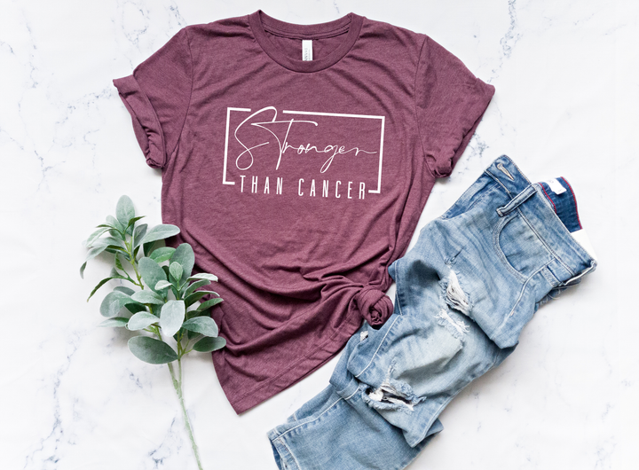 Stronger Than Cancer T-Shirt - Survivor & Awareness Tee