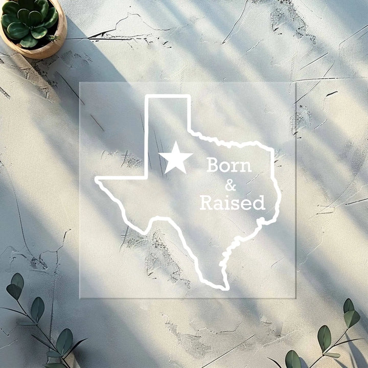 Transferencias DTF de personas nacidas y criadas en Texas, mapa del estado de Texas