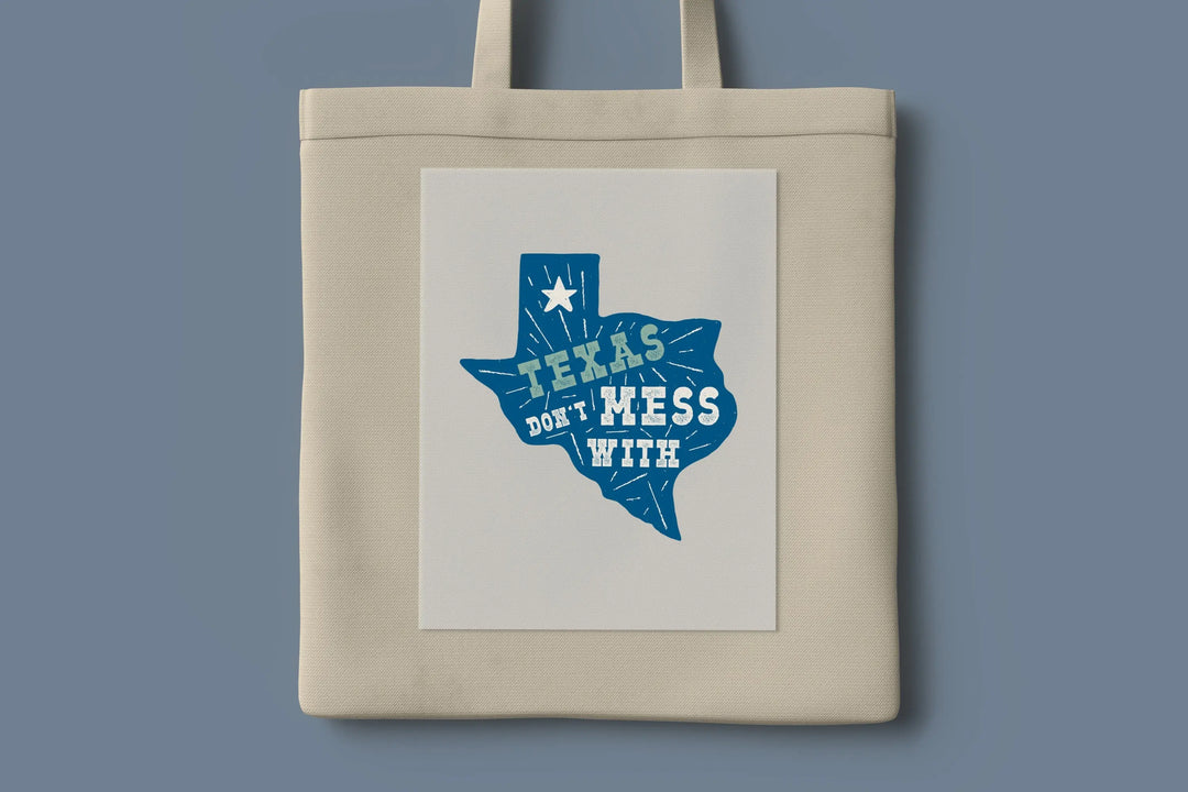 Transferencia DTF de Texas: No te metas con la transferencia DTF, Transferencia DTF con la bandera de Texas