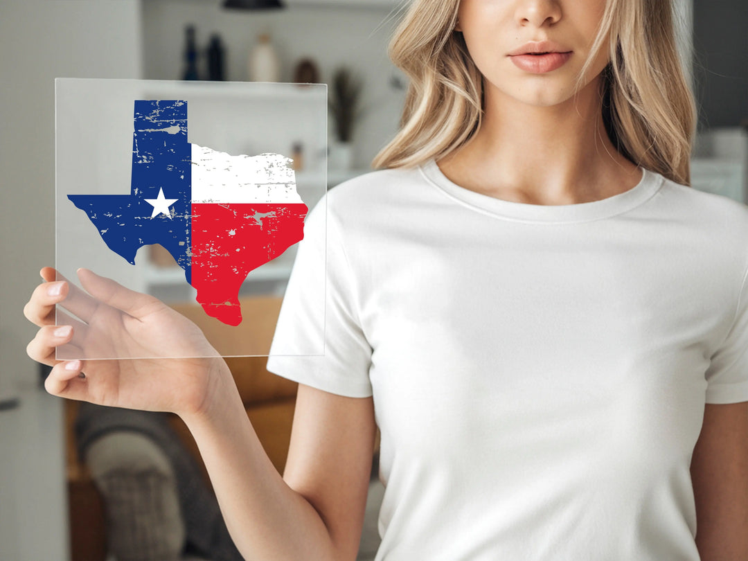 Transferencia DTF con la bandera de Texas: no te metas con la transferencia DTF de Texas