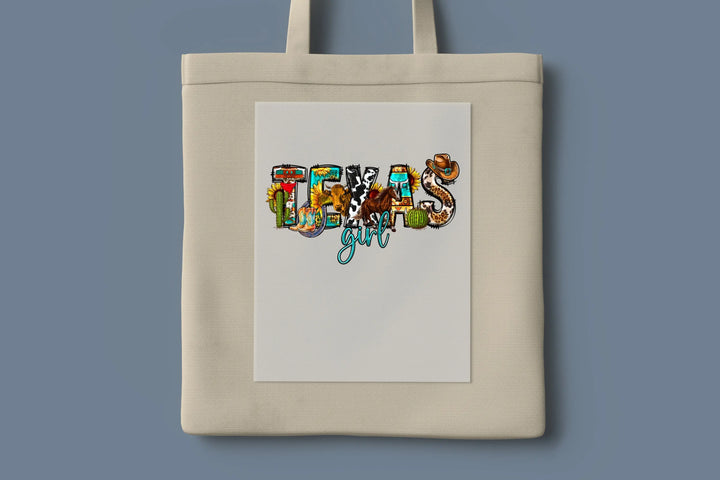 Texas Girl Dtf Transfer, Vintage Texas Dtf Transfer, Texas Fan Dtf Transfer