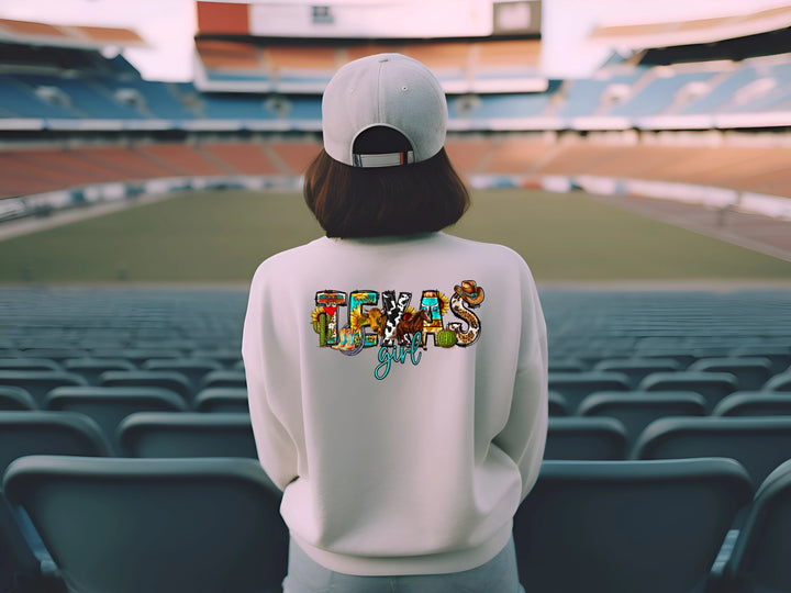 Texas Girl Dtf Transfer, Vintage Texas Dtf Transfer, Texas Fan Dtf Transfer