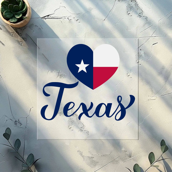 Transferencia DTF de Texas Heath, Transferencia DTF de Texas Flag