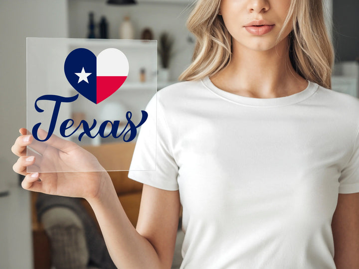 Transferencia DTF de Texas Heath, Transferencia DTF de Texas Flag