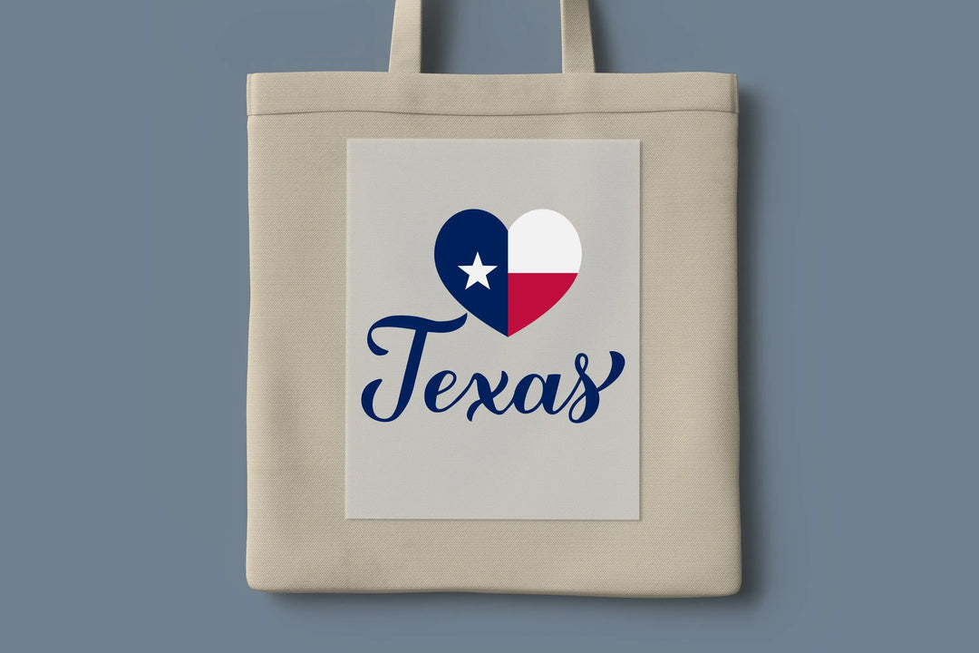 Transferencia DTF de Texas Heath, Transferencia DTF de Texas Flag