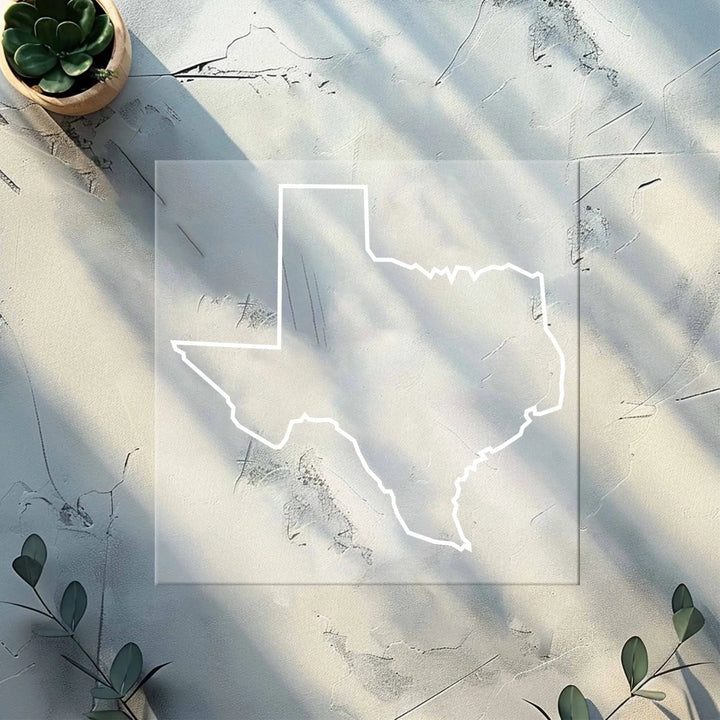 Transferencias DTF del mapa de Texas, Transferencias DTF del estado de Texas