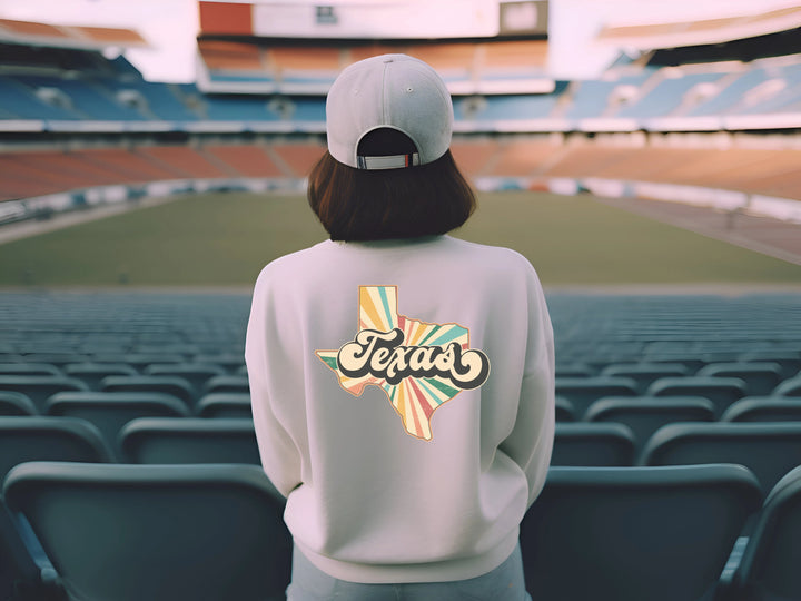 Texas Retro Dtf Transfer, Vintage Texas Dtf Transfer