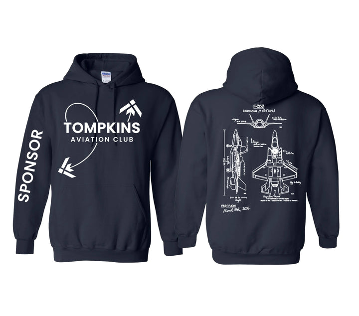 Tompkins High  School Aviation Club Shirt and Hoodie Shirtprintingcenter