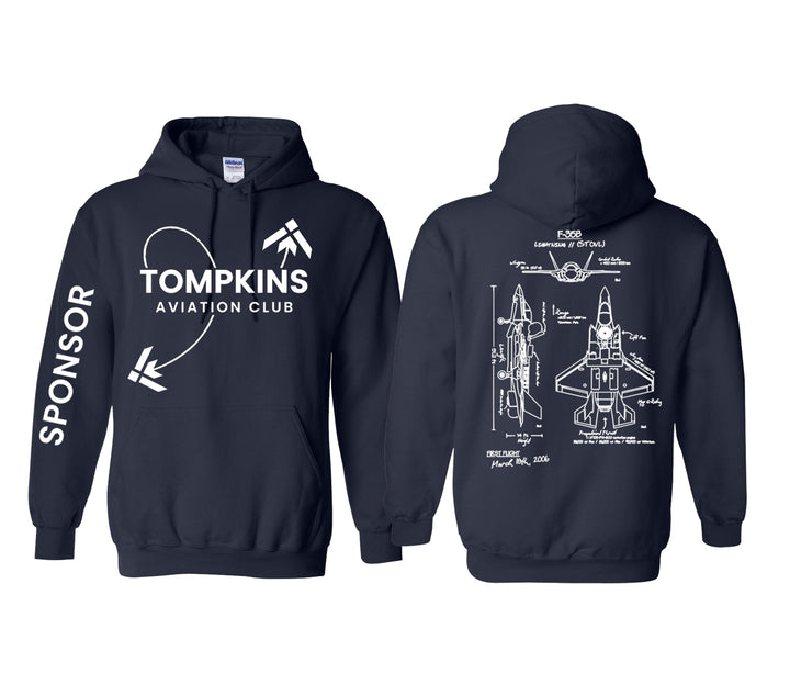 Tompkins High  School Aviation Club Shirt and Hoodie
