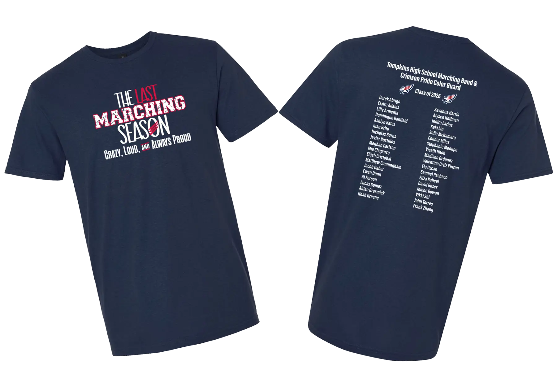 Tompkins High School Marching Band & Color Guard