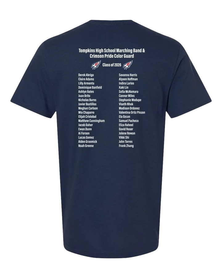 Tompkins High School Marching Band & Crimson Pride Color Guard - Shirtprintingcenter  