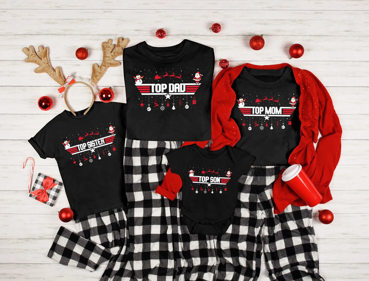 Top Dad Christmas T-Shirt | Top Family Christmas T-Shirt | Top Dad Papa Christmas  Shirt Shirtprintingcenter