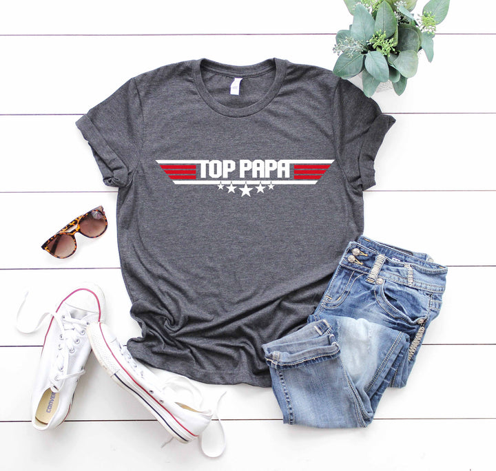 Top Dad T-Shirt | Top Family T-Shirt | Top Dad Papa Grandpa Grandma Poppop Shirt