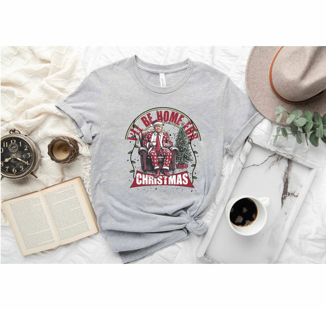 Trump Christmas Shirt | I'll Be Home for Christmas Shirt Shirtprintingcenter