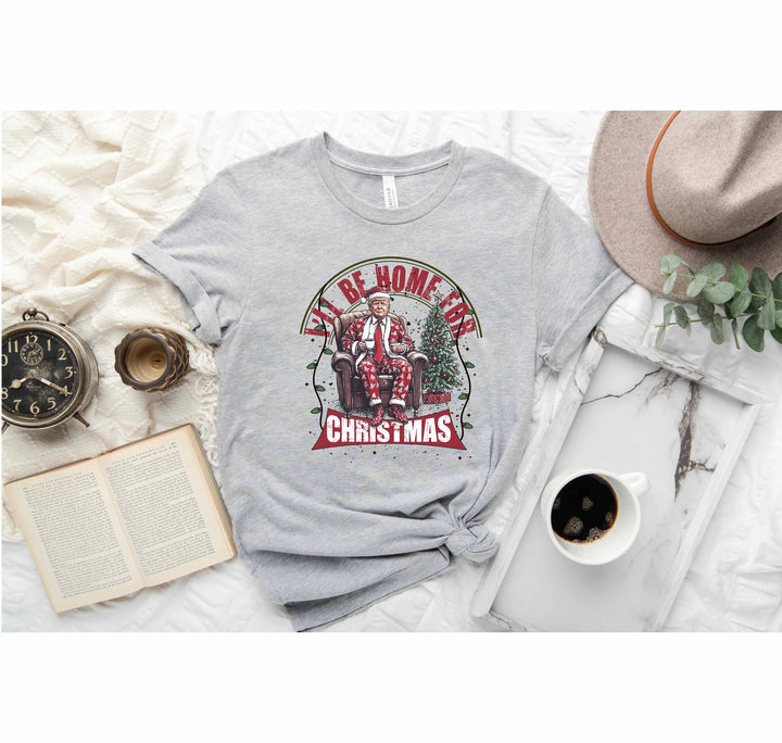Trump Christmas Shirt | I'll Be Home for Christmas Shirt Shirtprintingcenter