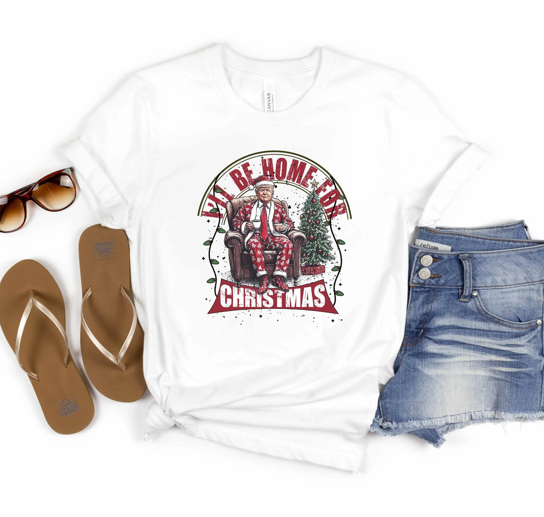 Trump Christmas Shirt | I'll Be Home for Christmas Shirt Shirtprintingcenter
