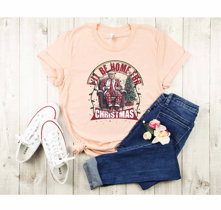 Trump Christmas Shirt | I'll Be Home for Christmas Shirt Shirtprintingcenter