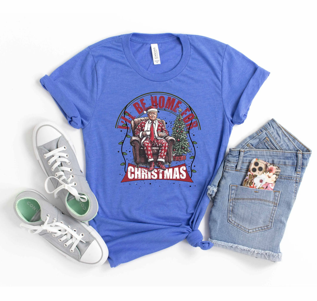 Trump Christmas Shirt | I'll Be Home for Christmas Shirt Shirtprintingcenter