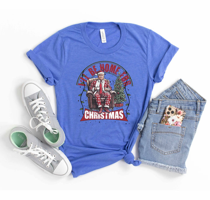 Trump Christmas Shirt | I'll Be Home for Christmas Shirt Shirtprintingcenter