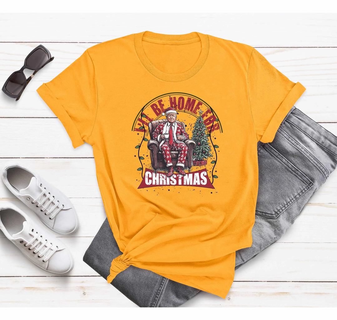 Trump Christmas Shirt | I'll Be Home for Christmas Shirt Shirtprintingcenter