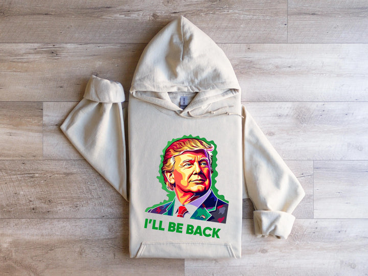 Trump I'll Back Sweatshirt, Trump I'll Be Home for Christmas Shirt funny trump tshirt Humorous Trump Christmas Sweatshirt Shirtprintingcenter