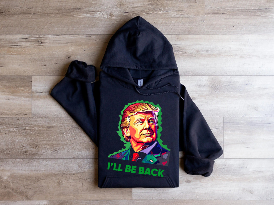 Trump I'll Back Sweatshirt, Trump I'll Be Home for Christmas Shirt funny trump tshirt Humorous Trump Christmas Sweatshirt Shirtprintingcenter