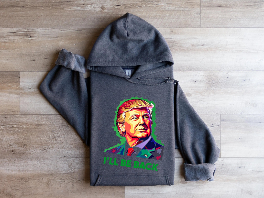 Trump I'll Back Sweatshirt, Trump I'll Be Home for Christmas Shirt funny trump tshirt Humorous Trump Christmas Sweatshirt Shirtprintingcenter