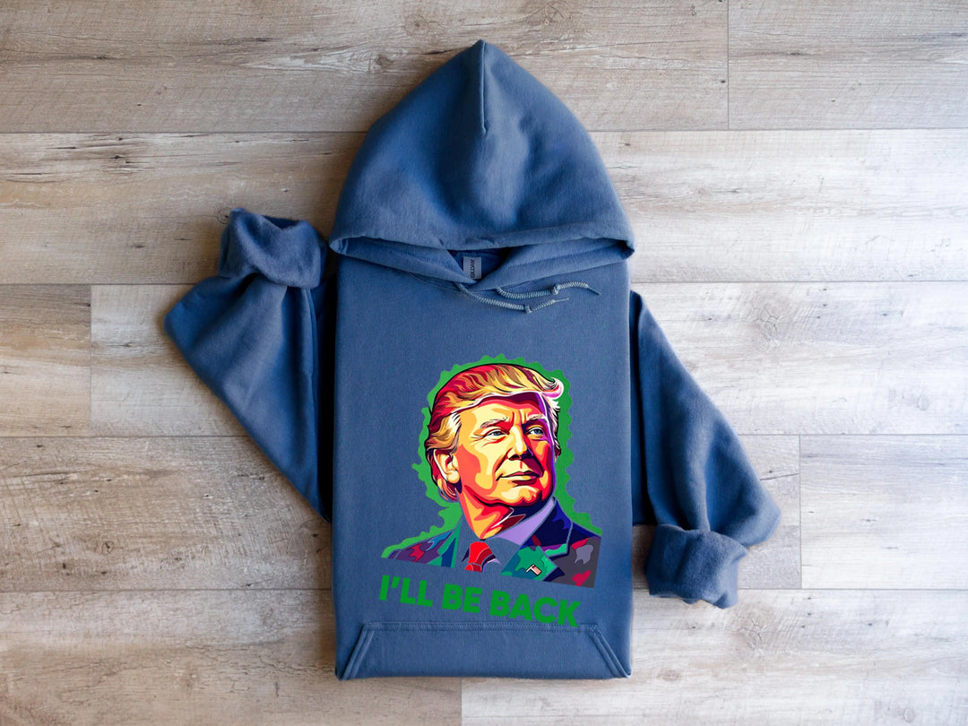 Trump I'll Back Sweatshirt, Trump I'll Be Home for Christmas Shirt funny trump tshirt Humorous Trump Christmas Sweatshirt Shirtprintingcenter