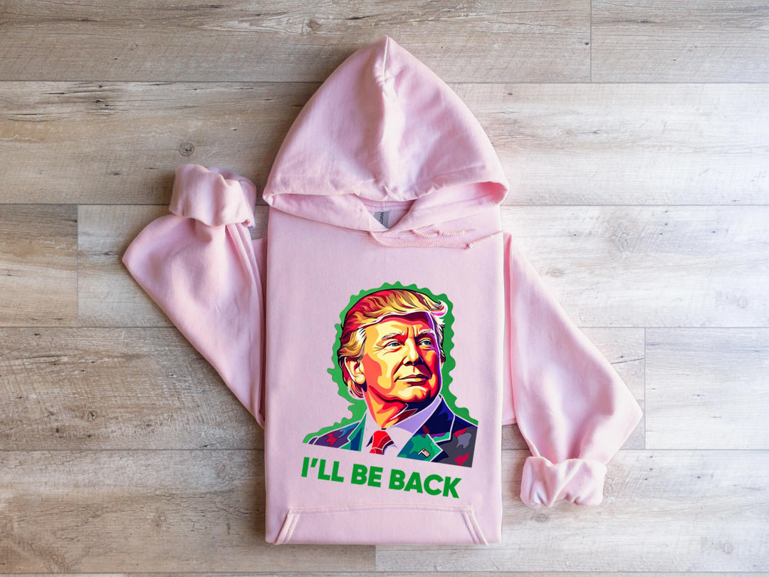Trump I'll Back Sweatshirt, Trump I'll Be Home for Christmas Shirt funny trump tshirt Humorous Trump Christmas Sweatshirt Shirtprintingcenter
