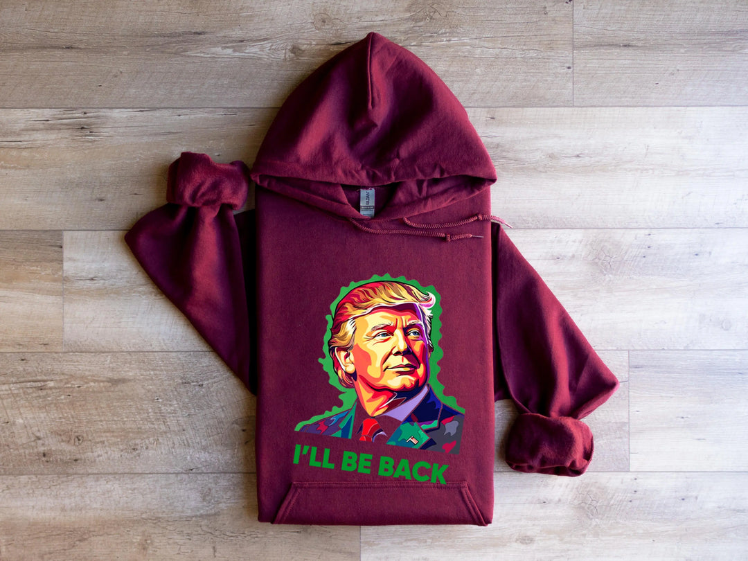 Trump I'll Back Sweatshirt, Trump I'll Be Home for Christmas Shirt funny trump tshirt Humorous Trump Christmas Sweatshirt Shirtprintingcenter