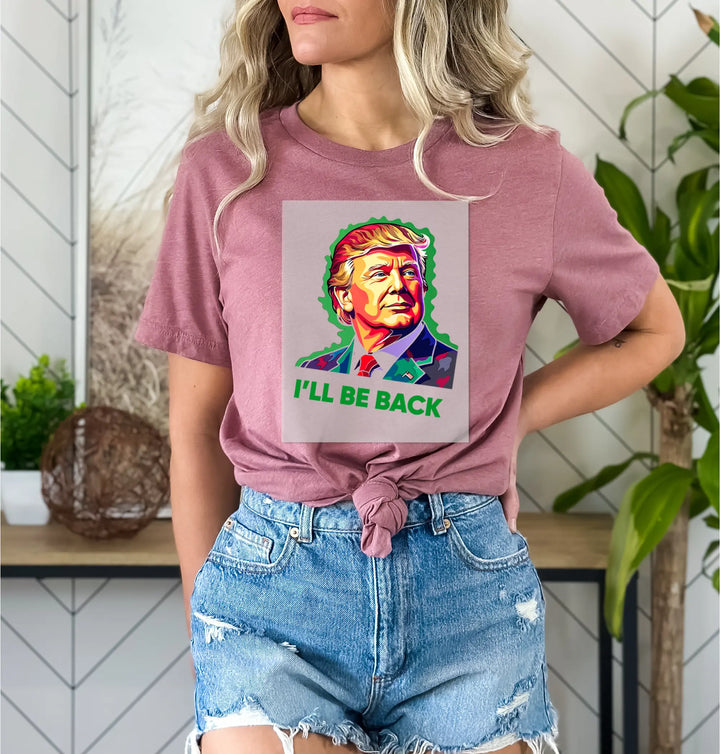 Transferencias de calor "Trump I'll Be Back DTF" | Trump DTF