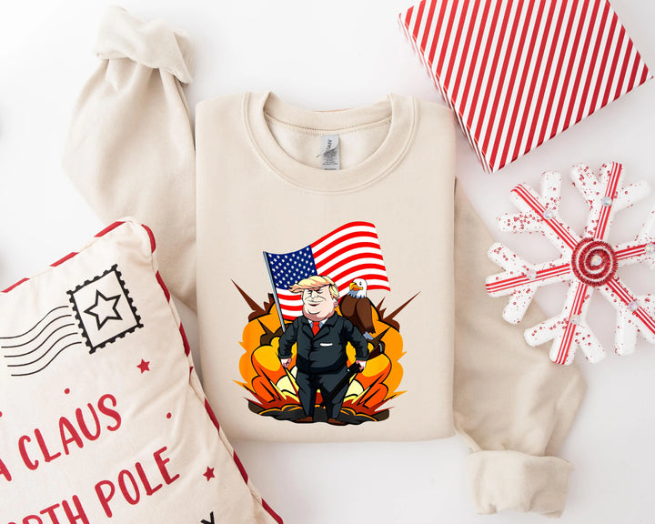 Trump Won Sweatshirt, Trump I'll Back, Trump I'll Be Home for Christmas Shirt funny trump tshirt Humorous Trump Christmas T-Shirt trump pajamas trump sweatshirt Donald Trump Shirt Shirtprintingcenter