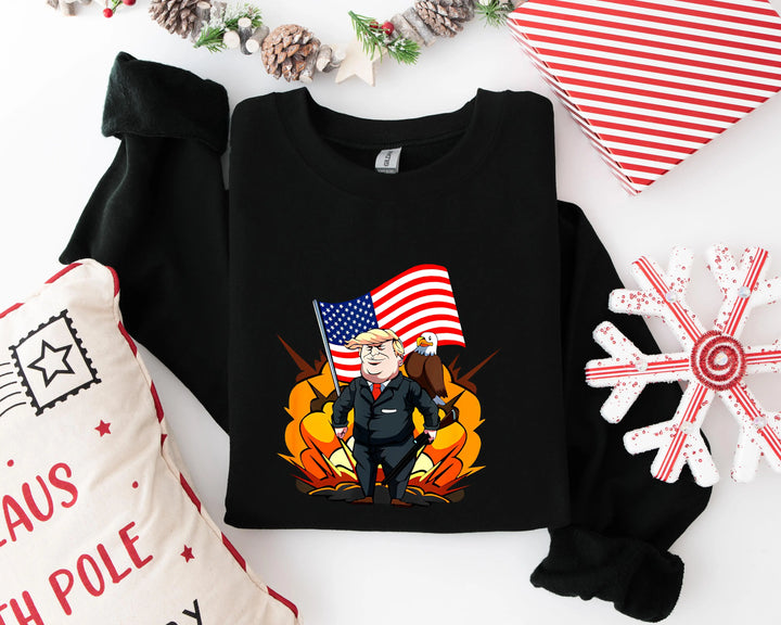 Trump Won Sweatshirt, Trump I'll Back, Trump I'll Be Home for Christmas Shirt funny trump tshirt Humorous Trump Christmas T-Shirt trump pajamas trump sweatshirt Donald Trump Shirt Shirtprintingcenter