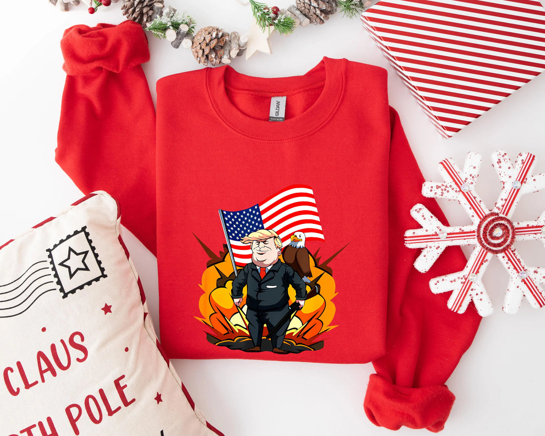 Trump Won Sweatshirt, Trump I'll Back, Trump I'll Be Home for Christmas Shirt funny trump tshirt Humorous Trump Christmas T-Shirt trump pajamas trump sweatshirt Donald Trump Shirt Shirtprintingcenter