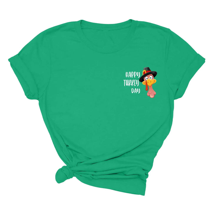 Turkey Pocket Shirt | Gobble Gobble Thanksgiving Tee | Happy Turkey Day Tee Shirtprintingcenter