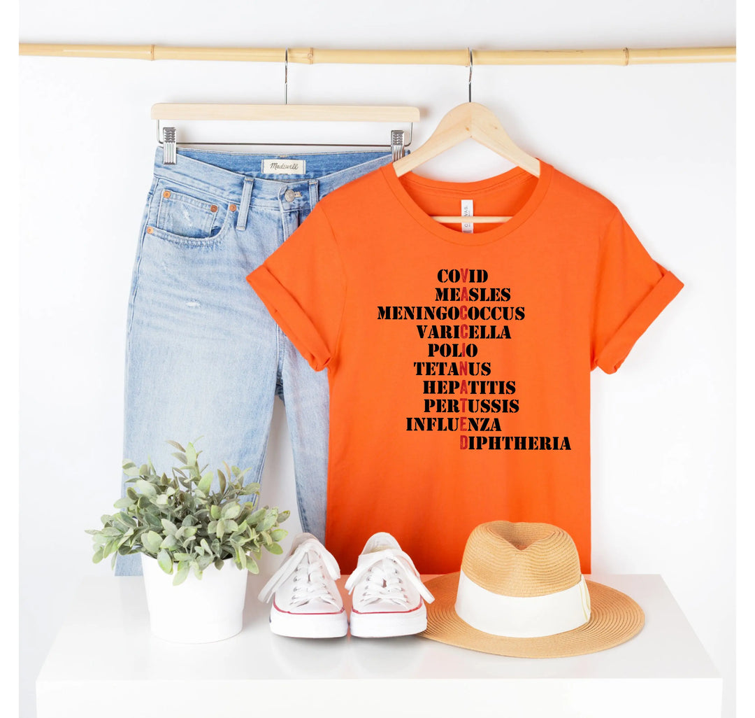 Vaccinated T-Shirt - Pro Vaccine & Funny Nurse Science Shirt Shirtprintingcenter