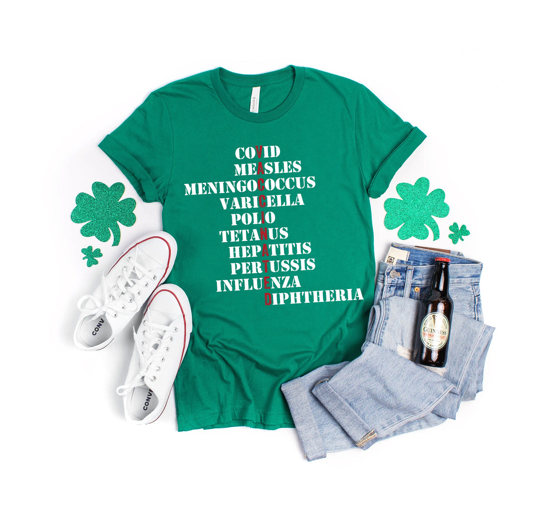 Vaccinated T-Shirt - Pro Vaccine & Funny Nurse Science Shirt Shirtprintingcenter
