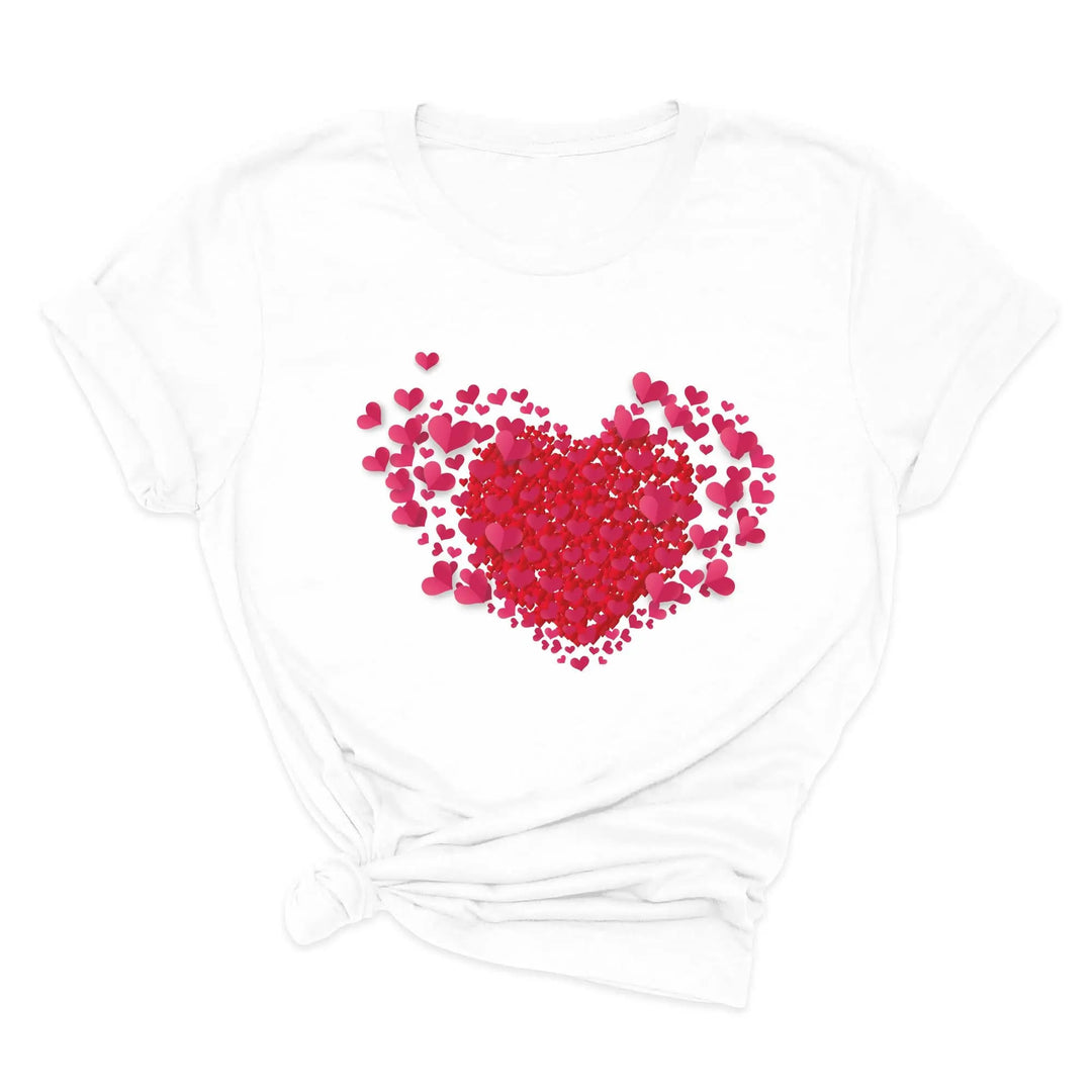 Valentine's Day Shirt - Double Heart & Cute Valentine's Tee Gift Shirtprintingcenter