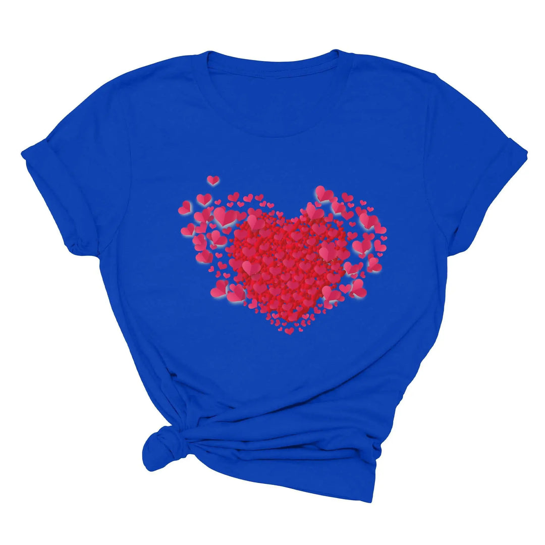 Valentine's Day Shirt - Double Heart & Cute Valentine's Tee Gift Shirtprintingcenter