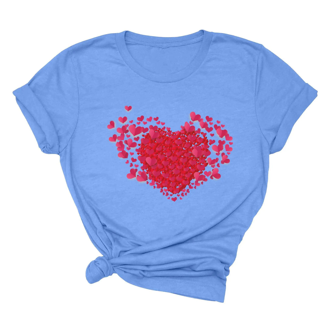 Valentine's Day Shirt - Double Heart & Cute Valentine's Tee Gift Shirtprintingcenter