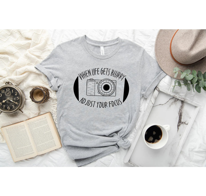 Vintage Camera Shirt - Photographer Tee | Adjust Your Focus