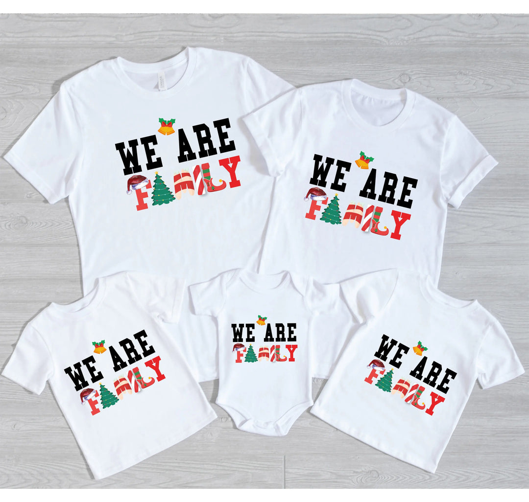 We Are Family Christmas Shirt | Family Matching Christmas Shirts Shirtprintingcenter