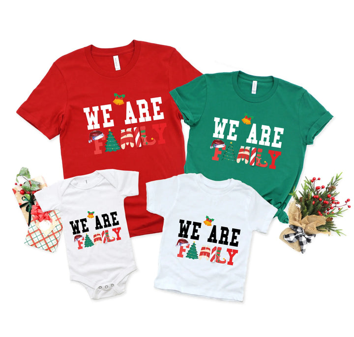 We Are Family Christmas Shirt | Family Matching Christmas Shirts Shirtprintingcenter