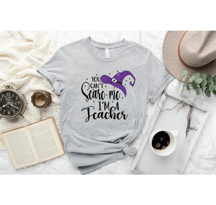 You Can't Scare Me I'm a Teacher Halloween Shirt | Spooky Teacher Gift Shirtprintingcenter